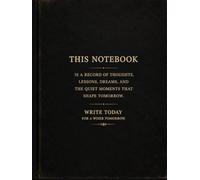 A Vintage Journal for Thoughts, Dreams & Self-Reflection: A Dark Academia Notebook for Daily Planning, Personal Memories, Study & Knowledge, Midnight Reflections, and Letters to Your Future Self