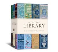 A Vintage Library: 50 Classic Book Cover Postcards (Classics Gift)