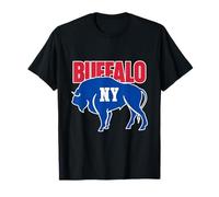 A Vintage Mighty Bison Silhouette Buffalo New York Souvenir T-Shirt