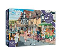 A Visit to the Village 40 XXL Piece Jigsaw Puzzle | Large Piece Jigsaw Puzzle | Sustainable Puzzle for Adults | Premium 100% Recycled Board | Great Gift for Adults | Gibsons Games