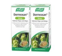 A.Vogel Dormeasan Sleep Valerian-Hops Oral Drops | Sleeping Aid | Extracts of Fresh Valerian Root | 116 Days Supply | (2 x 50ml)