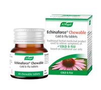 A.Vogel Echinaforce Chewable Cold & Flu Tablets | Relieve Cold & Flu Symptoms | Extracts of Fresh Echinacea | 40 Tablets