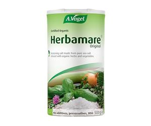 A.Vogel Herbamare Original Seasoning Salt | Sea Salt with 12 Different Fresh Organic Vegetables & Herbs| Add Flavour to Cooking | 500g