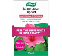 A.Vogel Menopause Support - Feel The Difference in just 7 Days with Magnesium & Soy Isoflavones to Reduce Tiredness, Fatigue & Support Nervous System from Perimenopause to Postmenopause, 15 Tablets