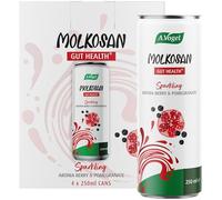 A.Vogel Molkosan Gut Health Sparkling Drink | Aronia Berry & Pomegranate | Rich in L+ Lactic Acid for Digestive Health | 4 x 250ml