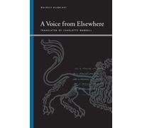A Voice from Elsewhere (SUNY series, Insinuations: Philosophy, Psychoanalysis, Literature)