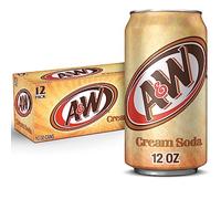A&W Cream Soda, 12 fl oz cans (Pack of 12)