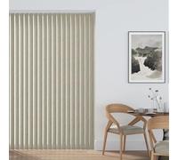 A.W Made to Measure Vertical Blind Slats 89mm (3.5") Havana Cream | PVC Blackout Replacement Vertical Blinds Louvres | Waterproof Window Blind Slats with Hangers Weights & Chains