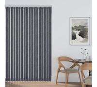 A.W Made to Measure Vertical Blind Slats 89mm (3.5") Havana Grey | PVC Blackout Replacement Vertical Blinds Louvres | Waterproof Window Blind Slats with Hangers Weights & Chains