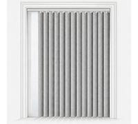 A.W Made to Measure Vertical Blinds 89mm (3.5") Complete Set Dolphin Fabric Grey | Custom Size Vertical Window Blinds Up To 180cm (1800mm) Width x 300cm (3000mm) Drop | Light Filtering Blinds