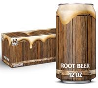 A&W Root Beer Carbonated Soft Drink - Pack of 12 x 355ml Cans