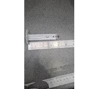 A.W Vertical Blind Longer Extension Face Fix Frame Brackets For Slimline Headrail (75mm), White