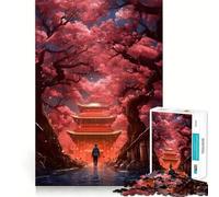 A Walk Among Cherry Trees 1000 Piece Jigsaw Puzzle for Adults Mindful Game High Def Print Happy Challenge Thoughtful Gift (38x52cm)