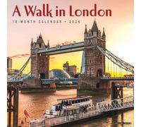 A Walk in London 2026 12" x 12" Wall Calendar