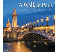 A Walk in Paris 2026 Wall Calendar