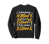 A Wandering Mind But A Heart That's Always ADHD Awareness Sweatshirt