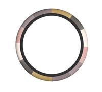 A Warm And Rustic Colour Scheme Car Steering Wheel Cover, Non-Slip, Odorless,& Universal Standard Size 15 Inches (About 38 Cm), Unisex.