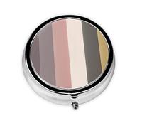 A Warm and Rustic Colour Schemea Small Three-Compartment Medicine Box That Can Be Placed in Your Pocket Or Purse and Can Store Vitamins.