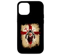 A Warrior of Christ Knights Templar Distressed Cross Case for iPhone 12/12 Pro