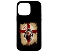 A Warrior of Christ Knights Templar Distressed Cross Case for iPhone 14 Pro Max