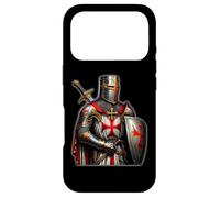A Warrior of Christ Knights Templar Distressed Cross Men Case for iPhone 17 Pro