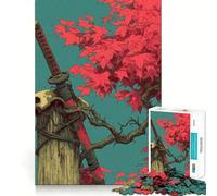 A Warrior's Grave Jigsaw Puzzles 1000 Pieces for Teenagers Sharp Logic Stress Less Family Pastime Furniture Decor (38x26cm)