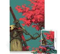 A Warrior's Grave Jigsaw Puzzles 1000 Pieces for Teenagers Sharp Logic Stress Less Family Pastime Furniture Decor (38x26cm)