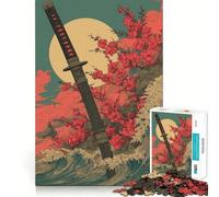 A Warrior's Tempest for Adults 1000 Piece Puzzle Brain Exercise HD Print Home Activity Birthday Art Gift (50x75cm)