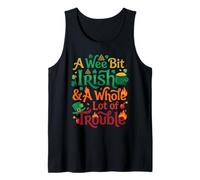 A Wee Bit Irish & A Whole Lot of Trouble St Patricks Day Tank Top