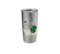 A Wee Bit Irish A Whole Lotta Shamrocked Ireland Party Fun Stainless Steel Insulated Tumbler