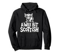 A Wee Bit Scottish Highland Cow Country Pullover Hoodie