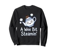 A Wee Bit Steamin' Funny Scottish Teapot Sweatshirt