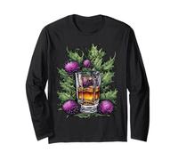 A Wee Dram For The Bard Of Scotland With Thistle Long Sleeve T-Shirt