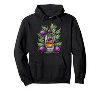 A Wee Dram For The Bard Of Scotland With Thistle Pullover Hoodie