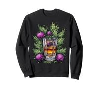 A Wee Dram For The Bard Of Scotland With Thistle Sweatshirt
