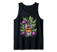 A Wee Dram For The Bard Of Scotland With Thistle Tank Top