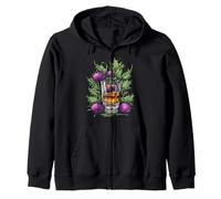 A Wee Dram For The Bard Of Scotland With Thistle Zip Hoodie