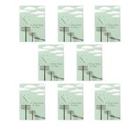 A Wee Note To Say Greeting Cards Pack of 8 Bird Illustration Art Note Cards Any Occasion Blank Inside A6 10x15cm