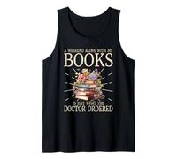 A Weekend Alone with My Books Doctor Ordered Bookworm Tank Top