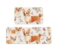 A Well-Behaved Dog Rug Cushioned Kitchen Rugs Sets Of 2 Comfort Standing Mat For Home Decor Sink,Kitchen Mats For Floor Non Slip Washable ，Laundr 17"X47"+17"X30"