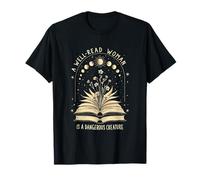 A Well-Read Woman Gothic Feminist Book Lover Empowerment T-Shirt