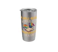 A Well Read Woman is A Dangerous Creature - Book Reader Stainless Steel Insulated Tumbler
