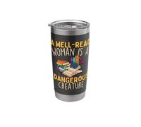 A Well Read Woman is A Dangerous Creature - Book Reader Stainless Steel Insulated Tumbler