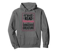 A Well Read Woman Is A Dangerous Creature, Librarian Pullover Hoodie