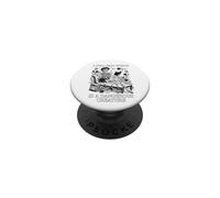 A Well Read Woman Is A Dangerous Creature Skeleton Book PopSockets Adhesive PopGrip