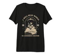 A Well-Read Woman Mystical Classic Literary Book Lover Premium T-Shirt