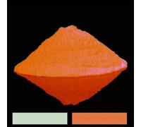 A White-Based Pigment Glow-in-The-Dark Luminescent Powder additive, Orange, 20g