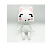 (A white cat-28cm) 30cm Kawaii Toro Inoue The Cat Plush Toy Soft Anime Cartoon Animal Doll Room Decorations Birthday Gifts Christmas Gifts for KidsStuffed Animals