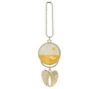 A White Dove Flies by Rear View Mirror Car Charm Ornament Hanging Decoration Pendant Car Accessories for Women, Cute Aesthetic Decor Gifts Interior Ornament Truck Christmas for Men