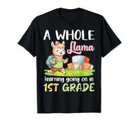 A Whole Llama Learning Going On in 1st Grade Student Life T-Shirt